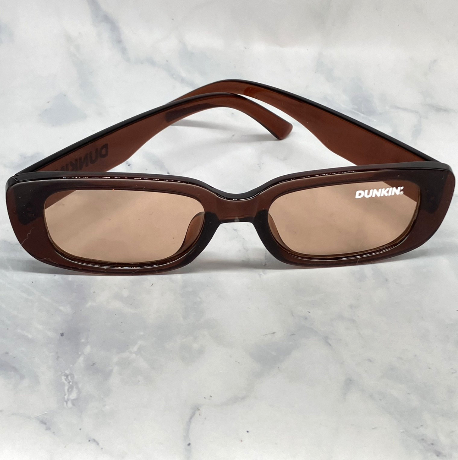 RARE NEW Dunkin BROWN Sunglasses Light Brown Tint Lenses **FREE GIFT W/PURCHASE*