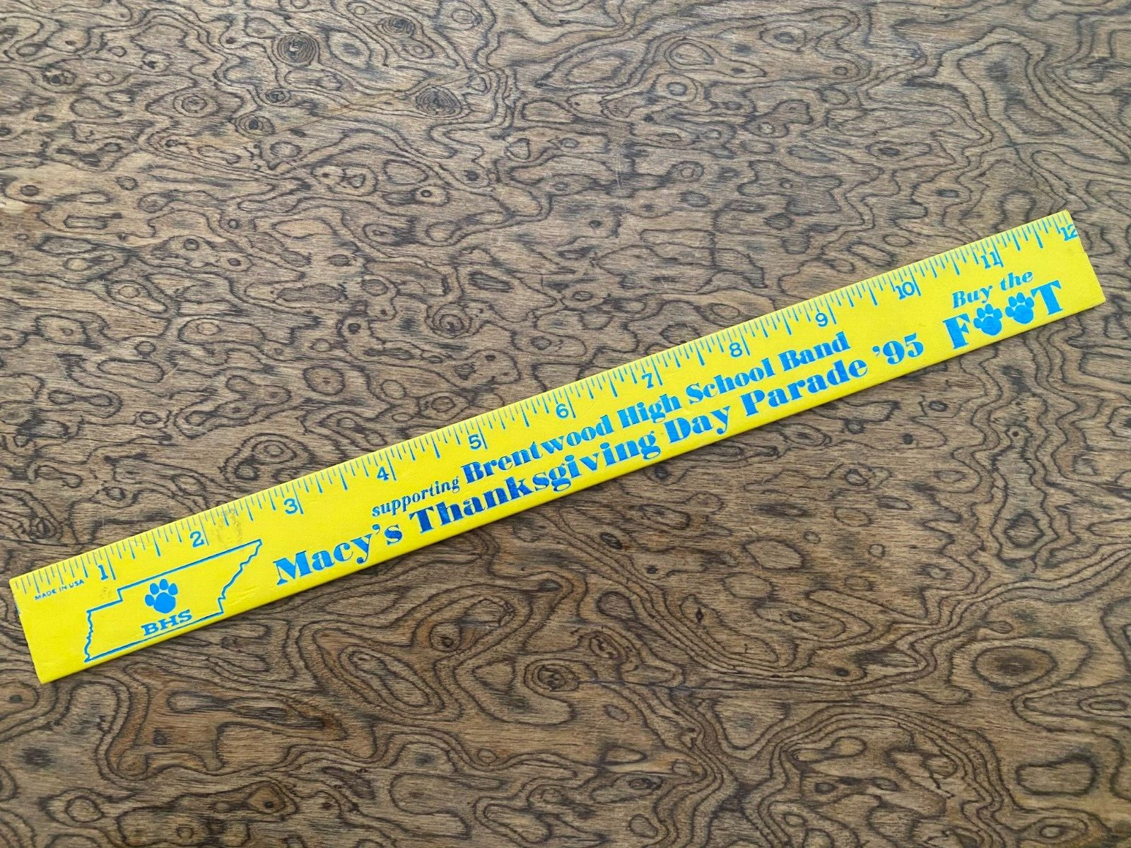 Brentwood High School TN Band Macy’s Day Parade 1995 Ruler