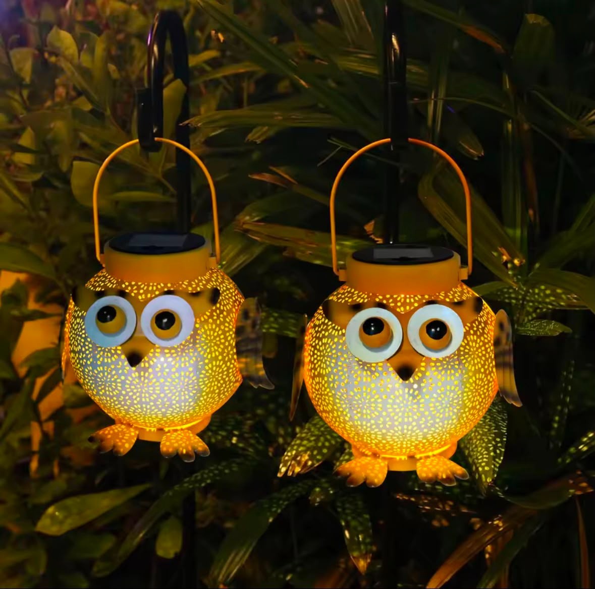 Solar Hanging Owl Lantern – Outdoor Garden Decorative Light