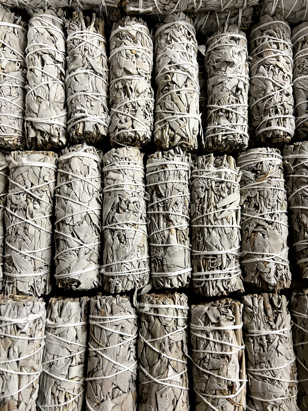 Lot 100 X White Sage Smudge Sticks/Wands 4-5″ House Cleansing Negativity Removal