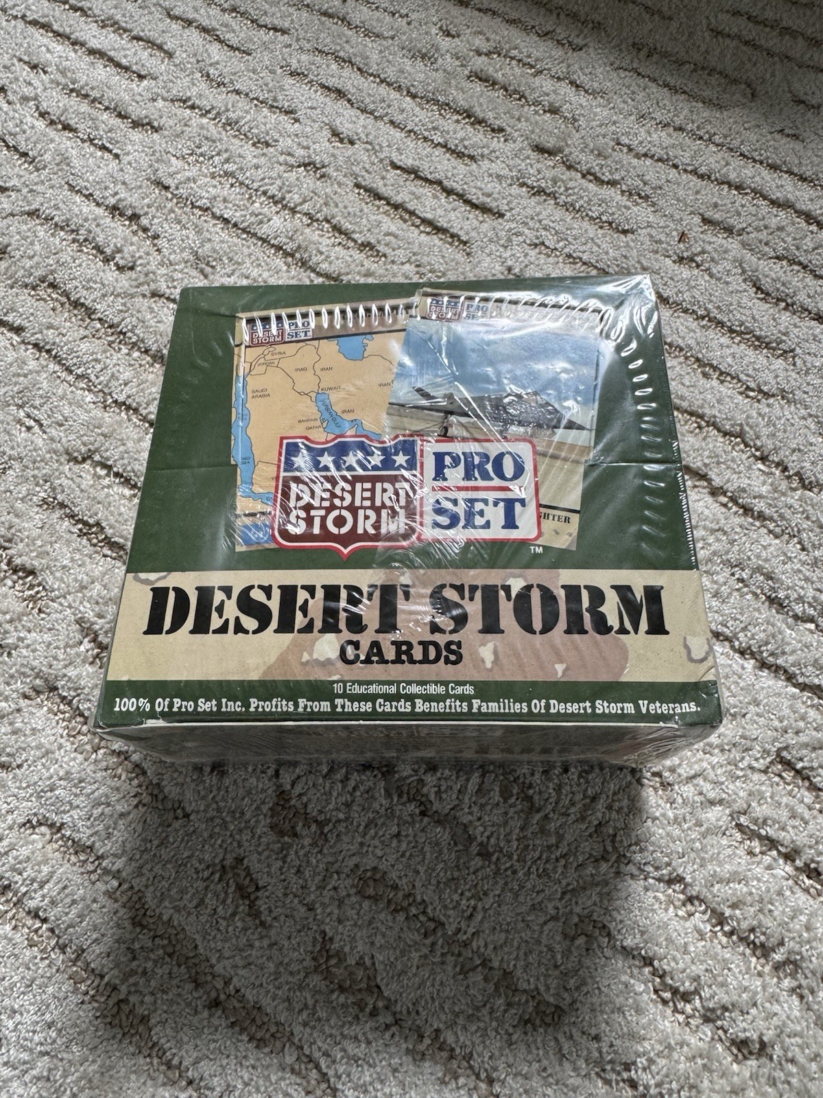 1991 Desert Storm ‘Pro Set’ Sealed Box of 36 Packs 10 Cards Each