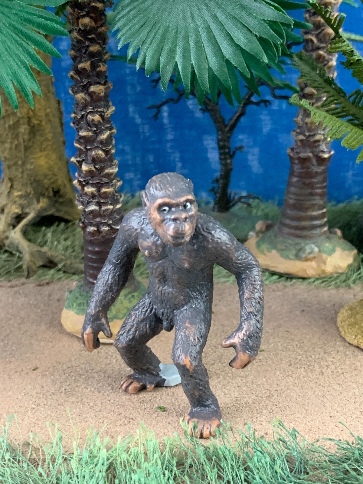 Vintage Bullyland 58381 DRYOPITHECUS Prehistoric Evolution of Man Caveman – 1:24