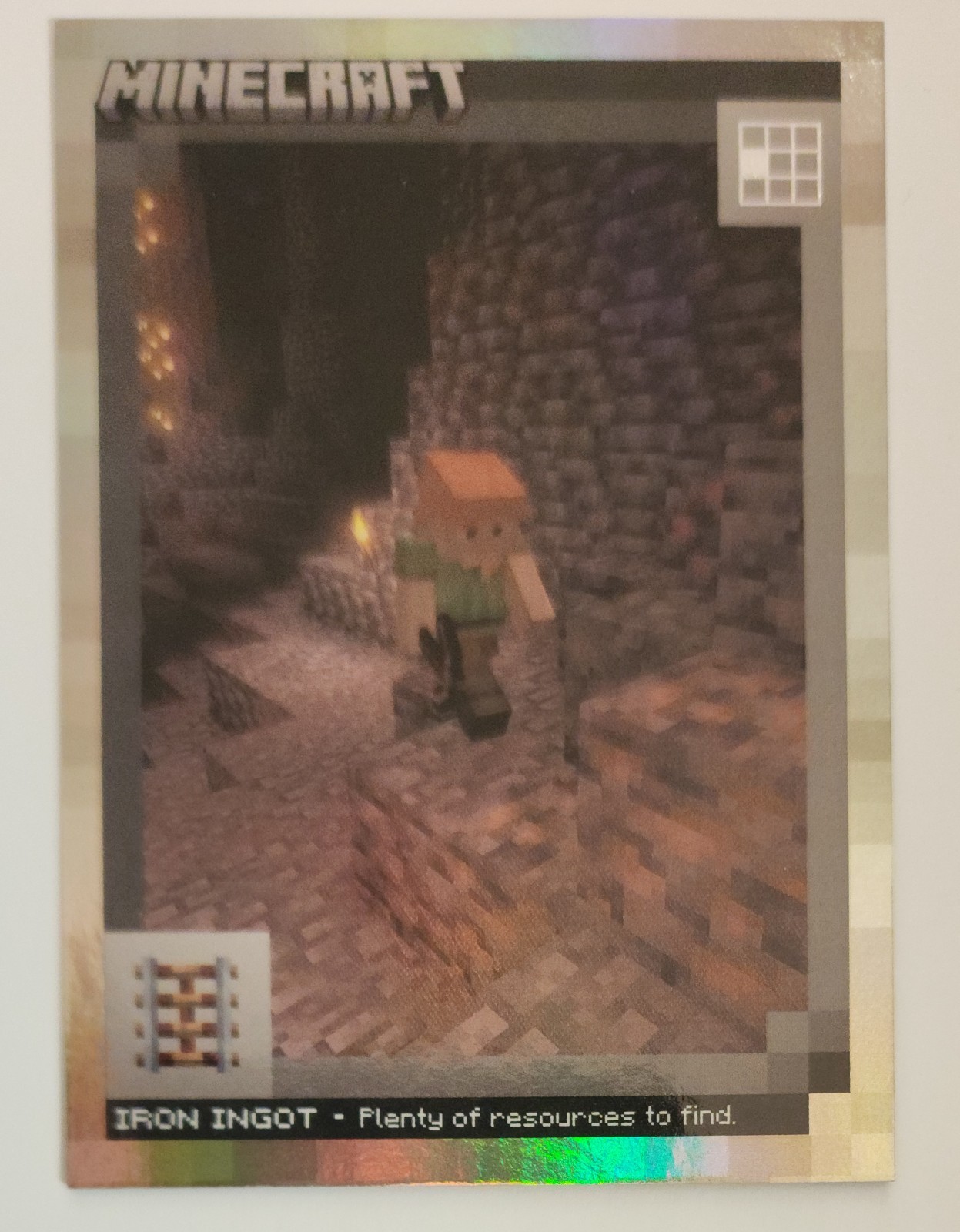 2024 Panini Minecraft Crafting Chronicles # 121 Iron Ingot Iron Parallel 340/475