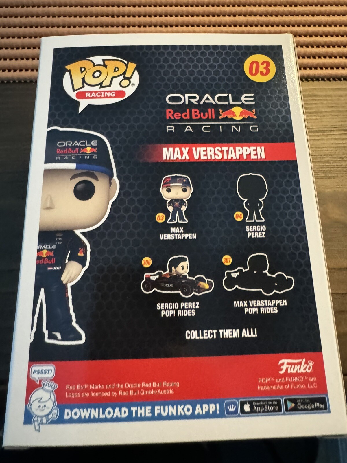 ORACLE RED BULL RACING FUNKO POP! MAX VERSTAPPEN