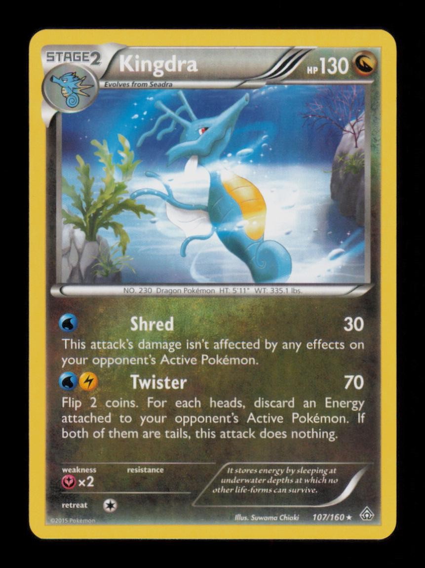 KINGDRA RARE 107/160 LP POKEMON