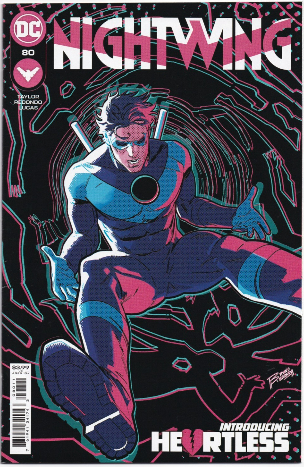 Nightwing Comic 80 First Print Cover A Bruno Redondo 2021 DC Tom Taylor Lucas