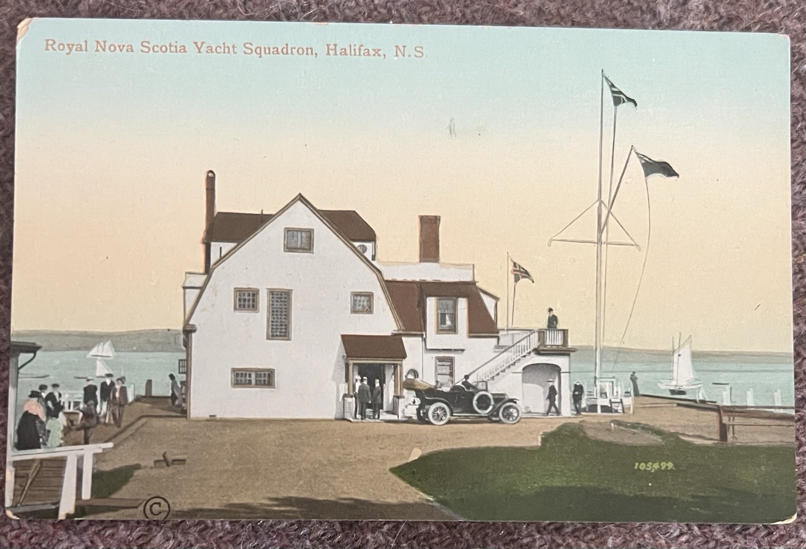 Royal Nova Scotian Yacht Squadron, Halifax Nova Scotia Canada Postcard