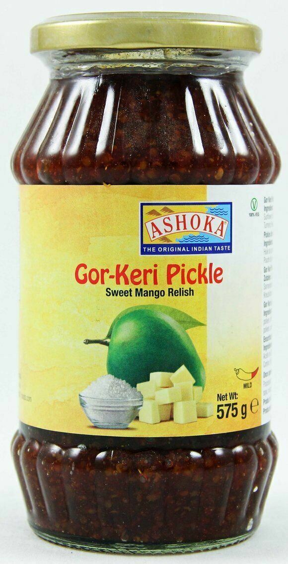 Ashoka – Sweet Mango Pickle – (gor keri – mild) – 575g – (pack of 2)