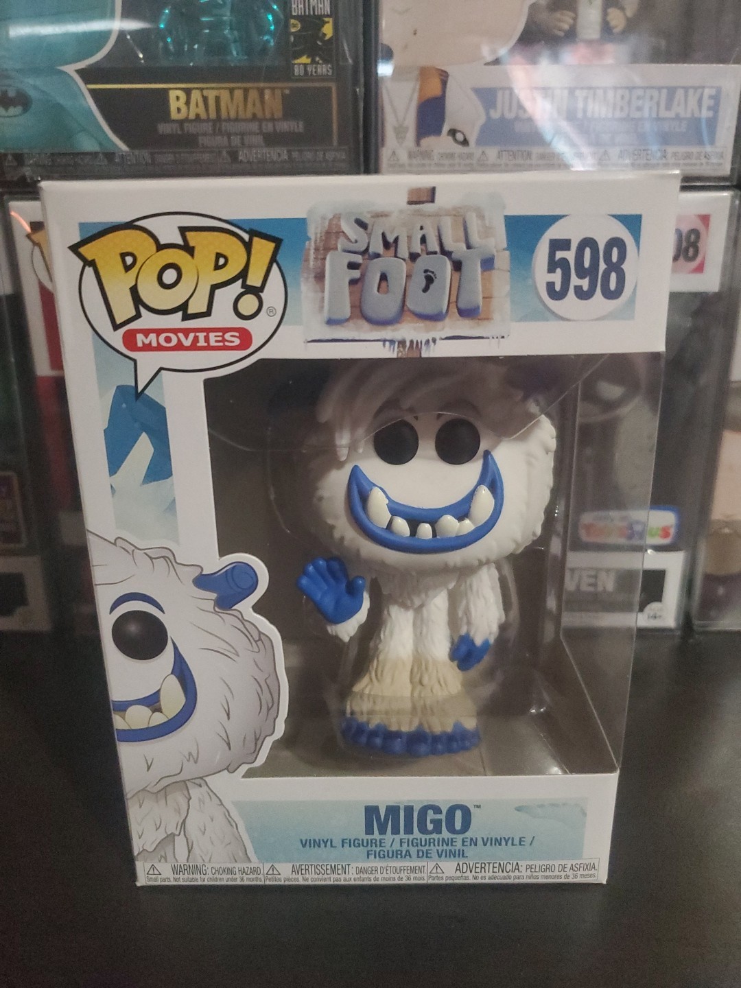 New Funko Pop Movies Small Foot #598 Migo vinyl figure Free Shipping & Protector