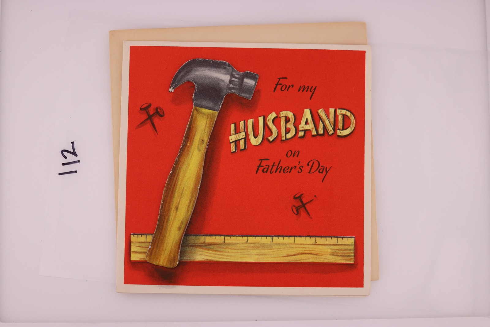 Vintage Hallmark 3D Hammer Father’s Day Card For Husband