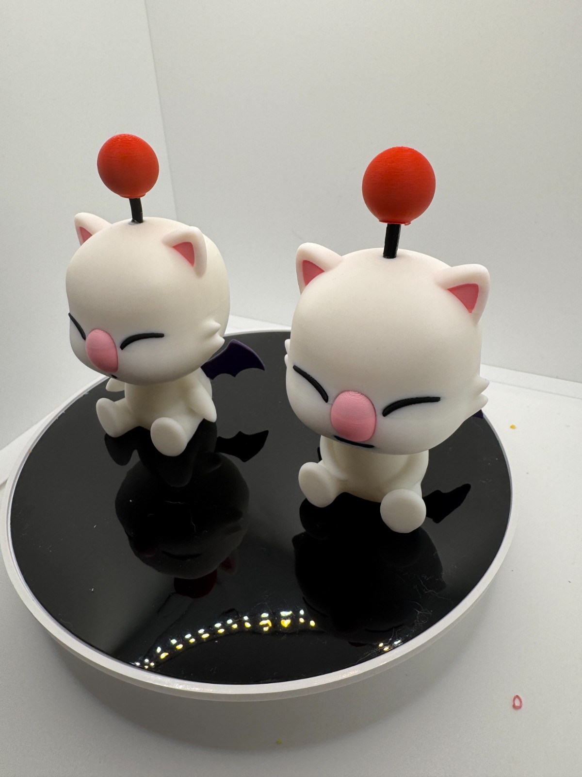 Final Fantasy Moogle Figure – Cute Moogle Desk Toy – 3D Printed Collectible