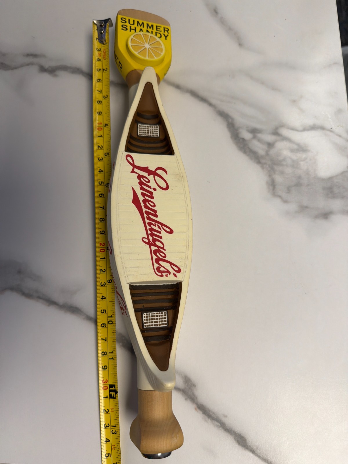 Leinenkugel’s Beer Tap Handle Knob Topper Bar Keg Brewing Draft Summer Shandy