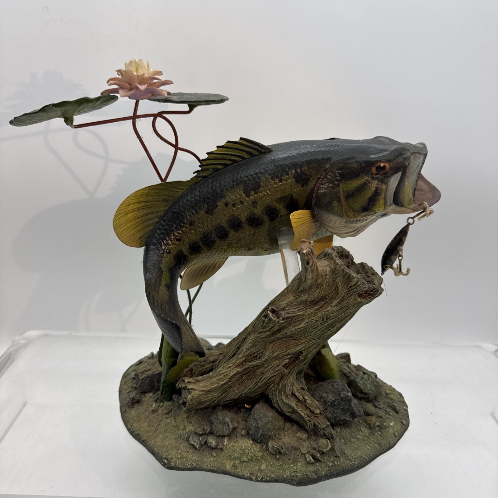 Vintage Backwater Bass George Kruth Danbury Freshwater Trophies Collection ⬇️