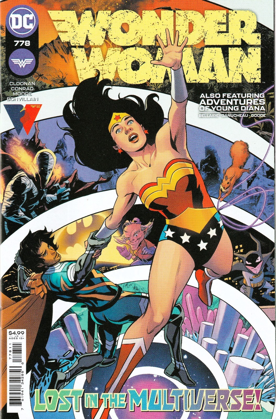WONDER WOMAN #778 (2016) CLOONAN / CONRAD ~ TRAVIS MOORE COVER ~UNREAD NM