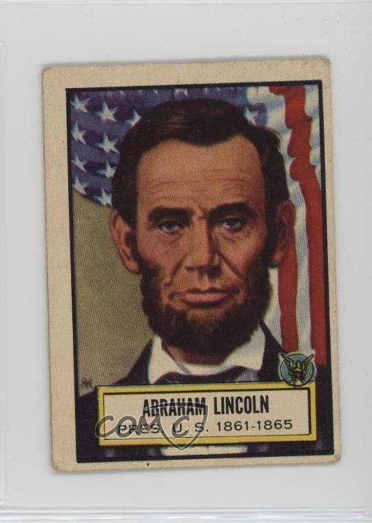 1952 Topps Look ‘n See Abraham Lincoln #4 7xr