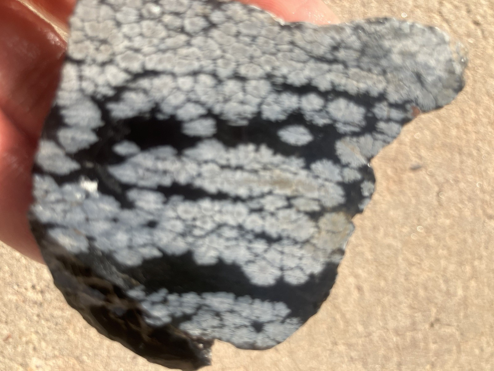 Snowflake Obsidian Slab