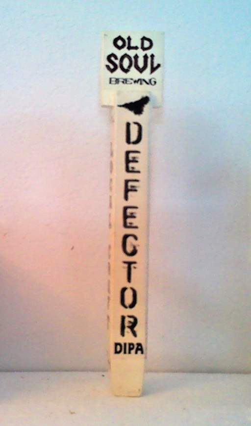 Old Soul DEFECTOR DIPA Tap Handle Knob Ft Meyers FL