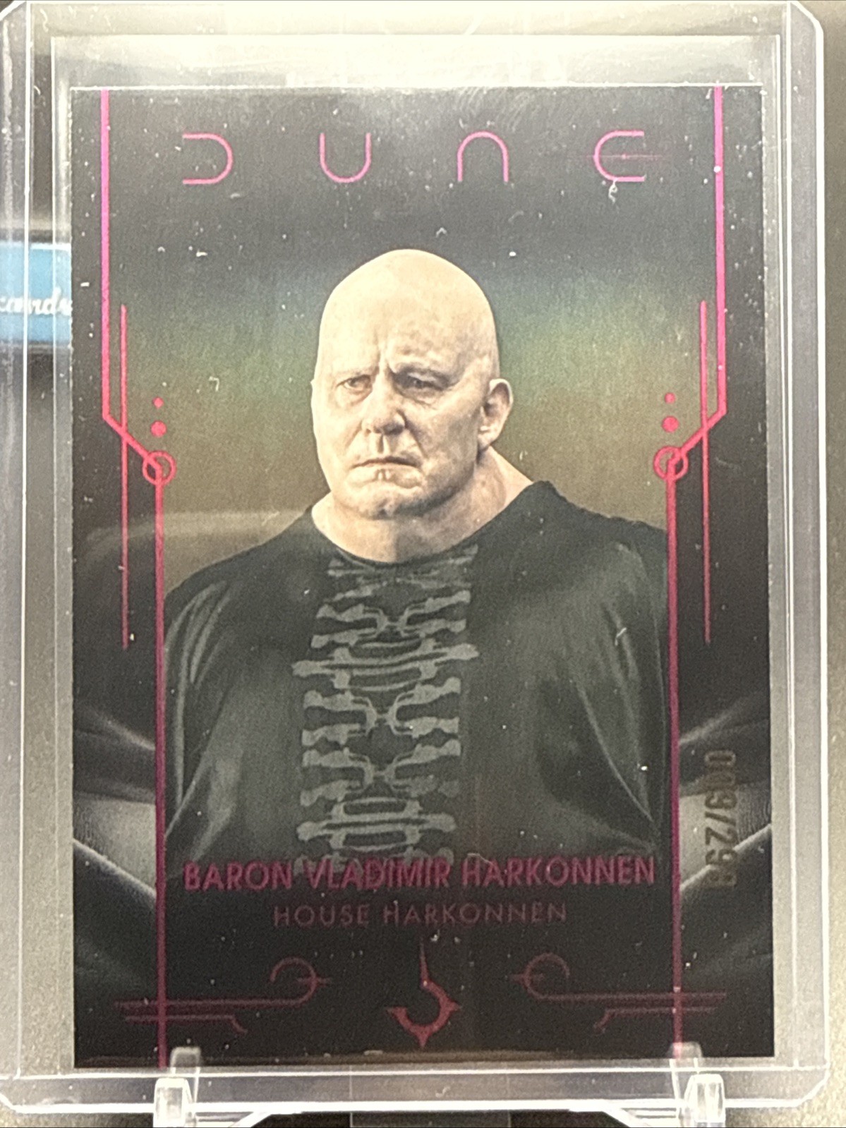 2024 Topps Chrome Dune Magenta Refractor /299 Baron Vladimir Harkonnen #6