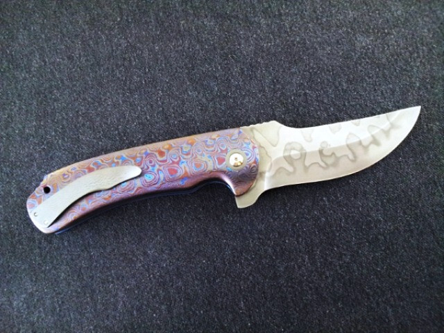 Functional Art: Burchtree Bladeworks Persian Custom Knife in ZirCuTi and Hamon