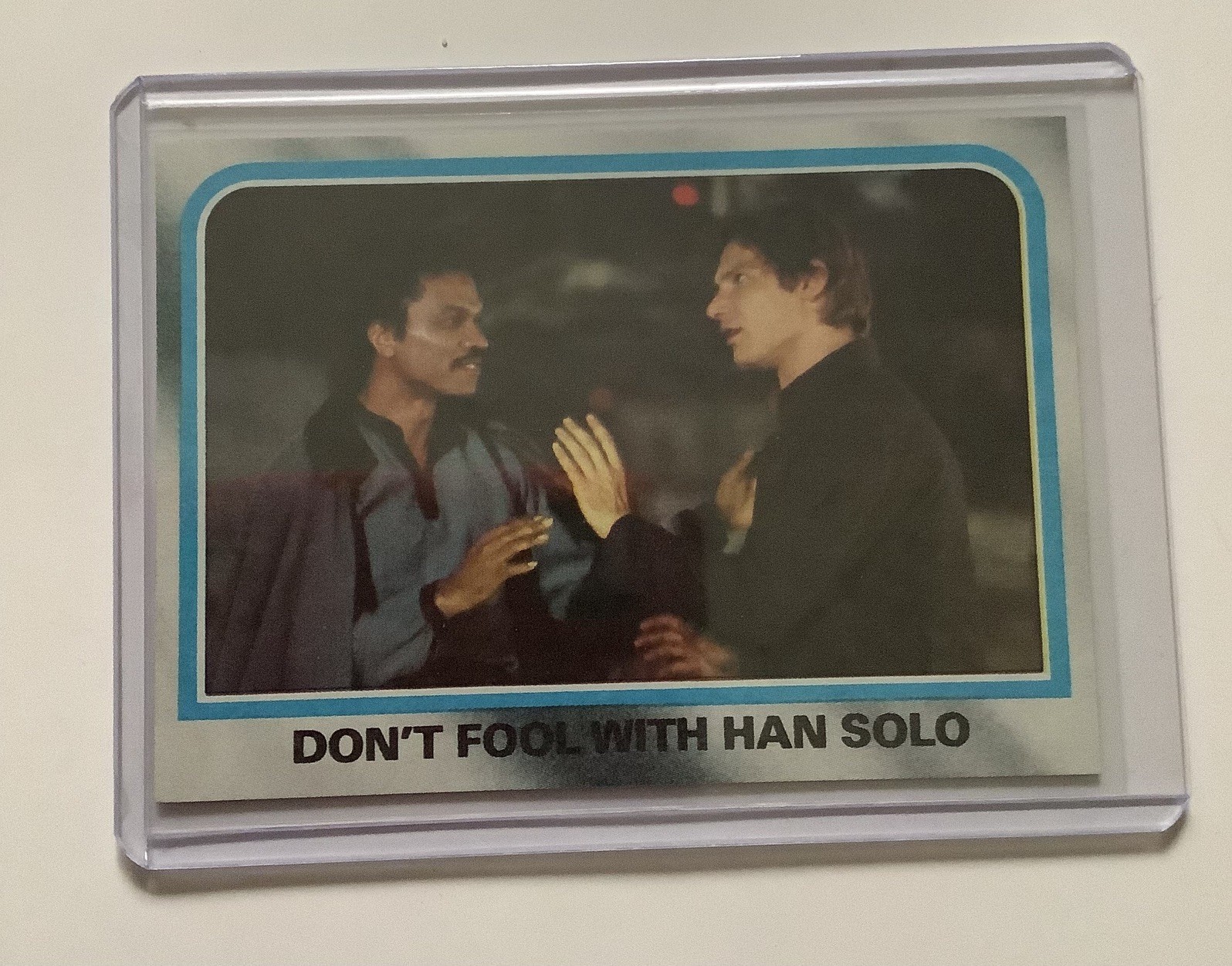 TITLE: Vintage Star Wars Empire Strikes Back Han Solo Card #189 Topps