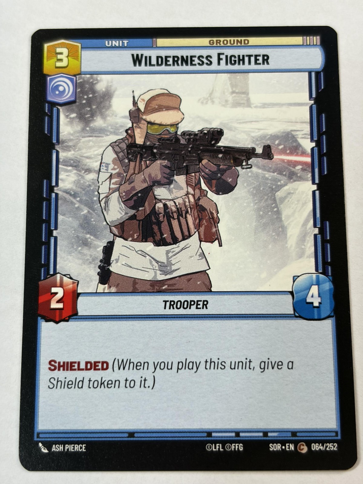 Star Wars Unlimited Wilderness Fighter 064/252 Ash Pierce Fantasy Flight FFG NM