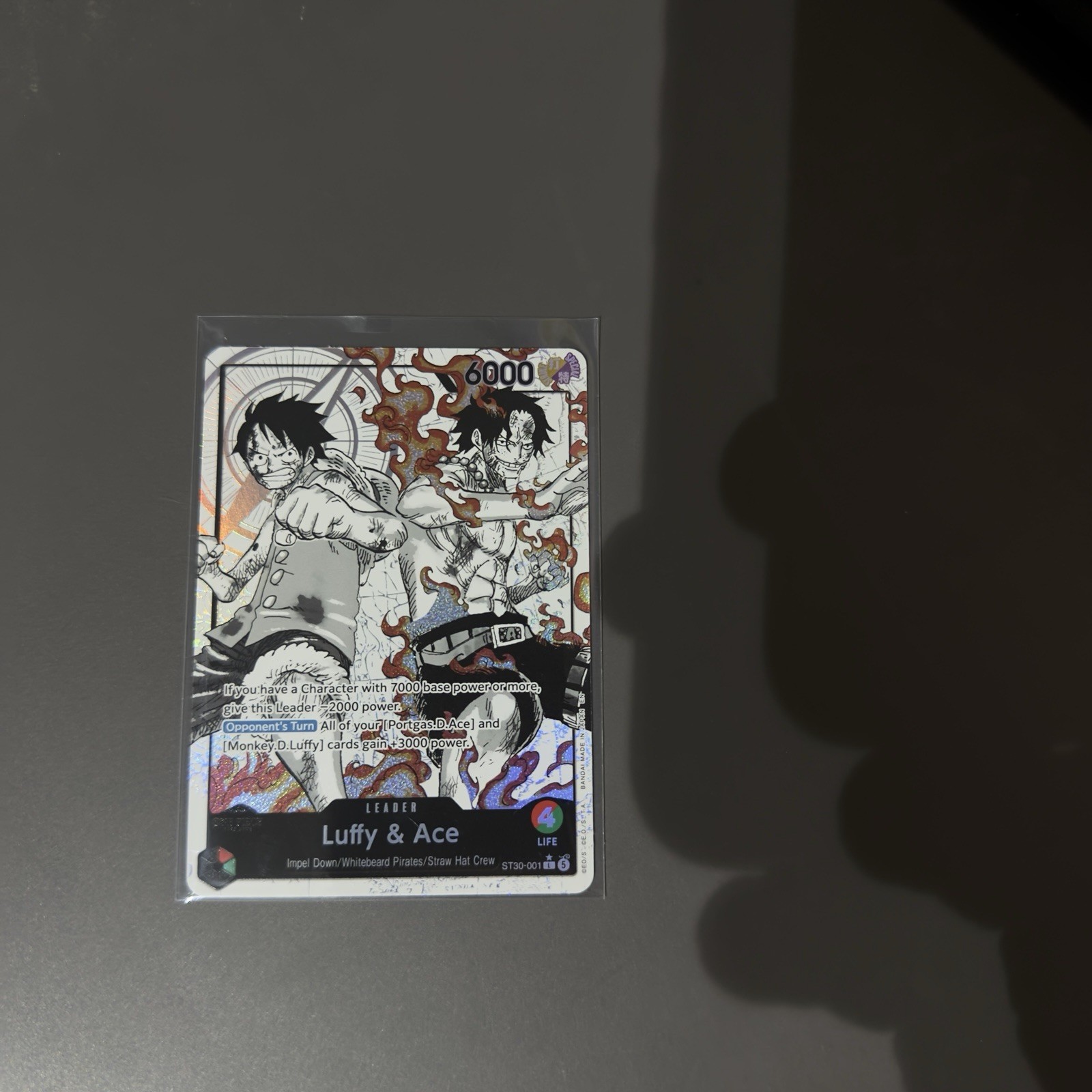One Piece Luffy And Ace Parallel Alternative Art Leader ST30-001