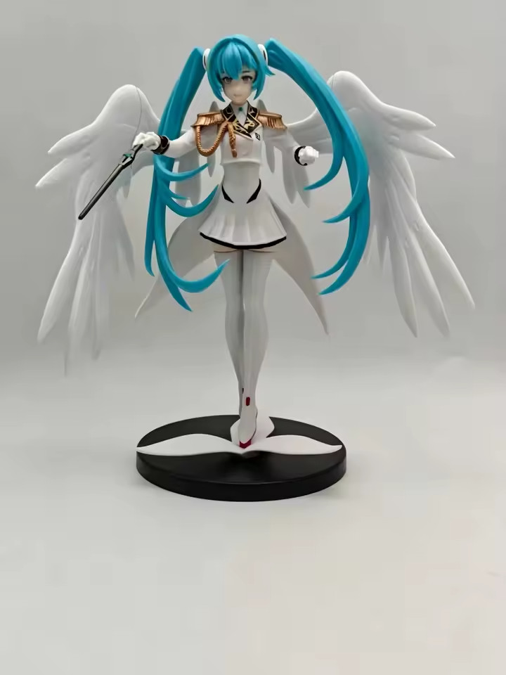 20CM Hatsune Miku Gundam Anniversary 1/7 PVC Action Figure Collectible Anime Toy