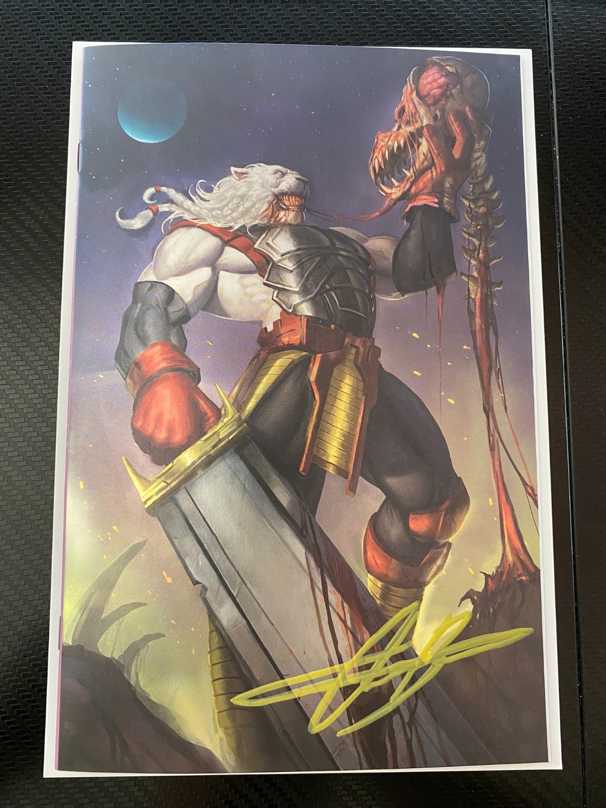 Battle Beast #5 – Signed Aaron Bartling – NYCC Exclusive Foil Variant – Ltd. 800
