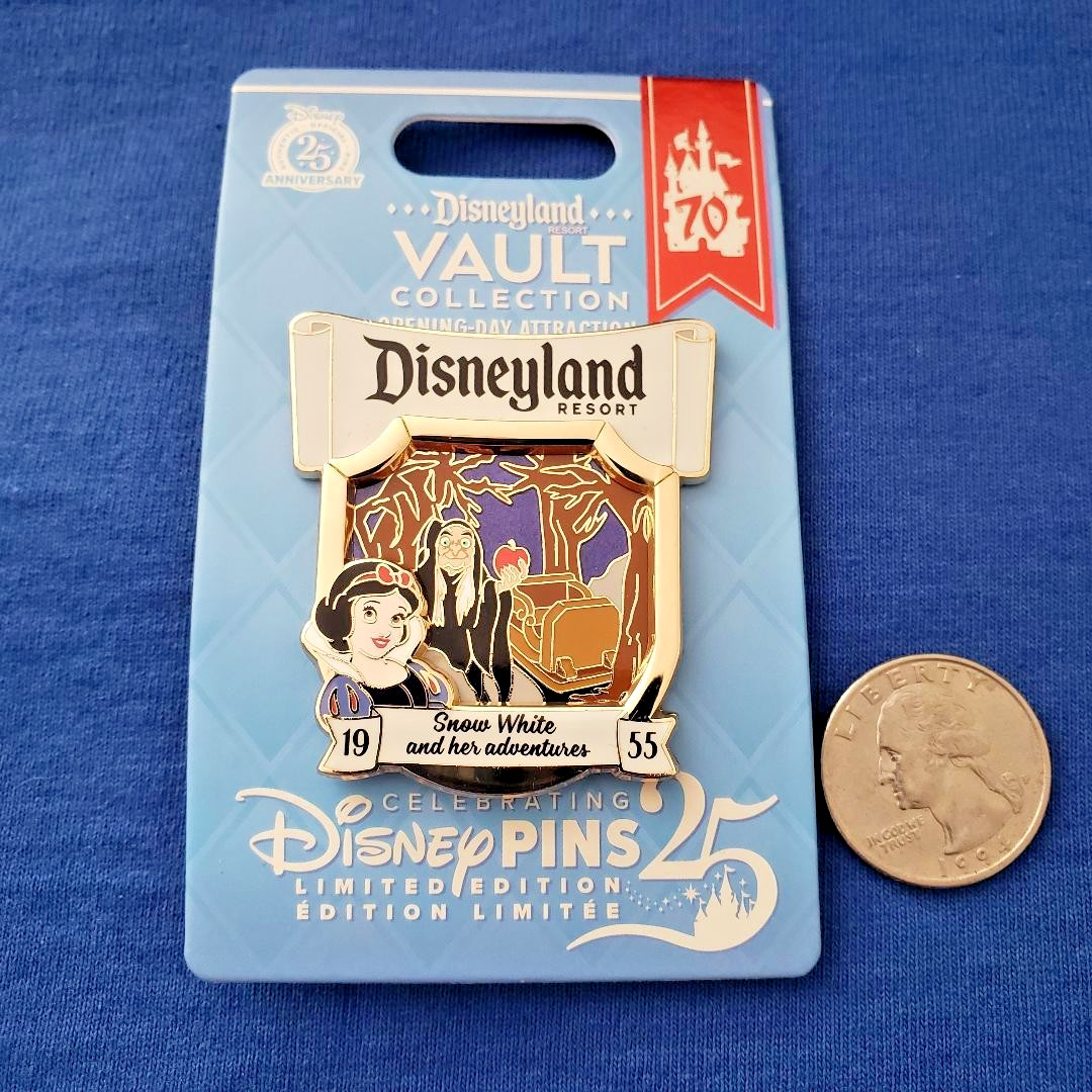Disneyland 70th Disney Vault 1955 Opening Day Snow White Adventures LE Pin