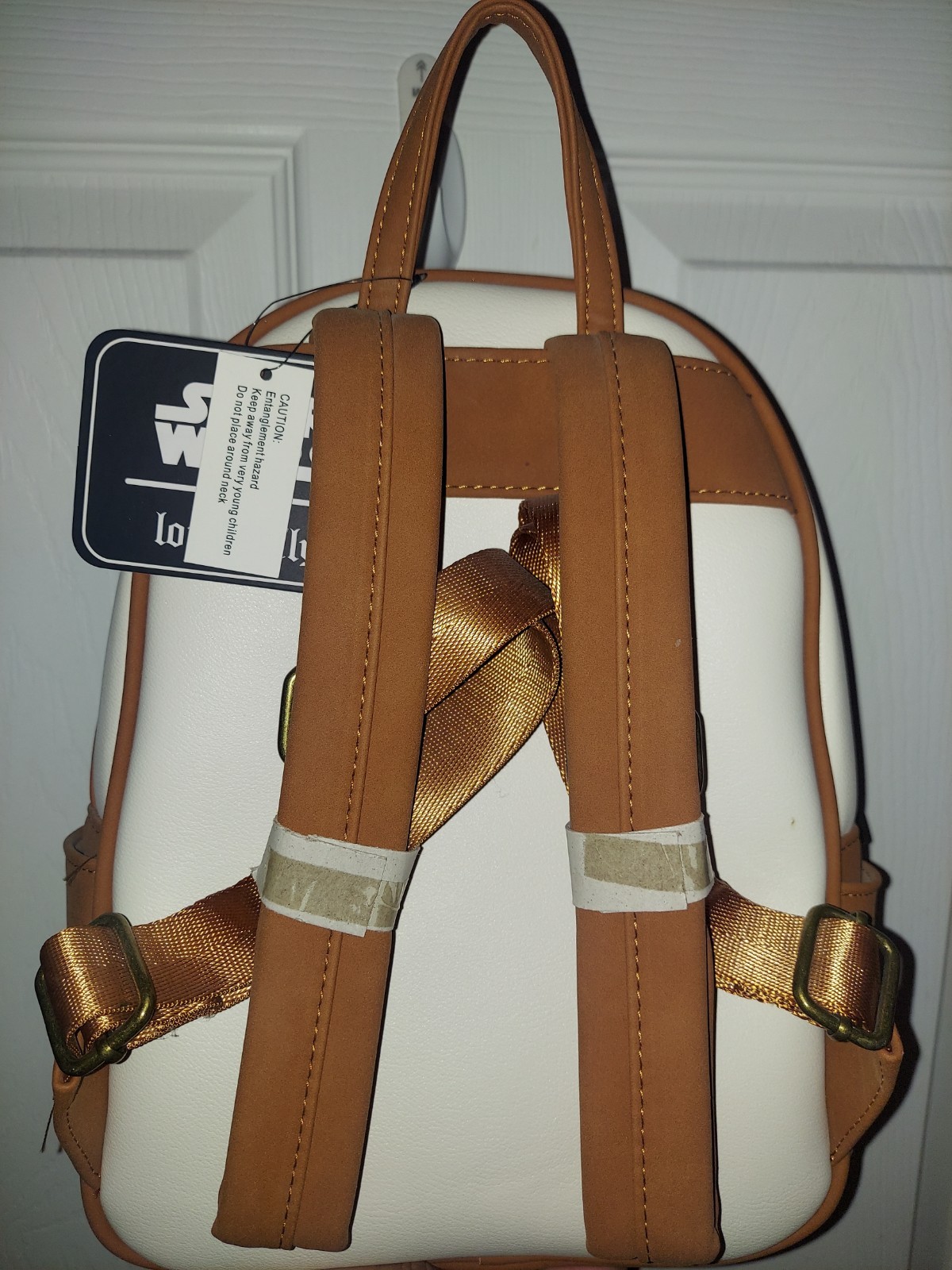 Loungefly Star Wars Grogu Mini Backpack Brown White Green Disney