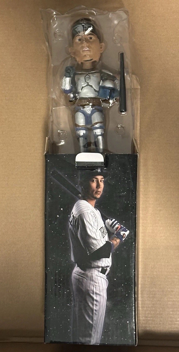 Carlos Gonzalez Star Wars Colorado Rockies Cargo Fett Bobblehead 2015
