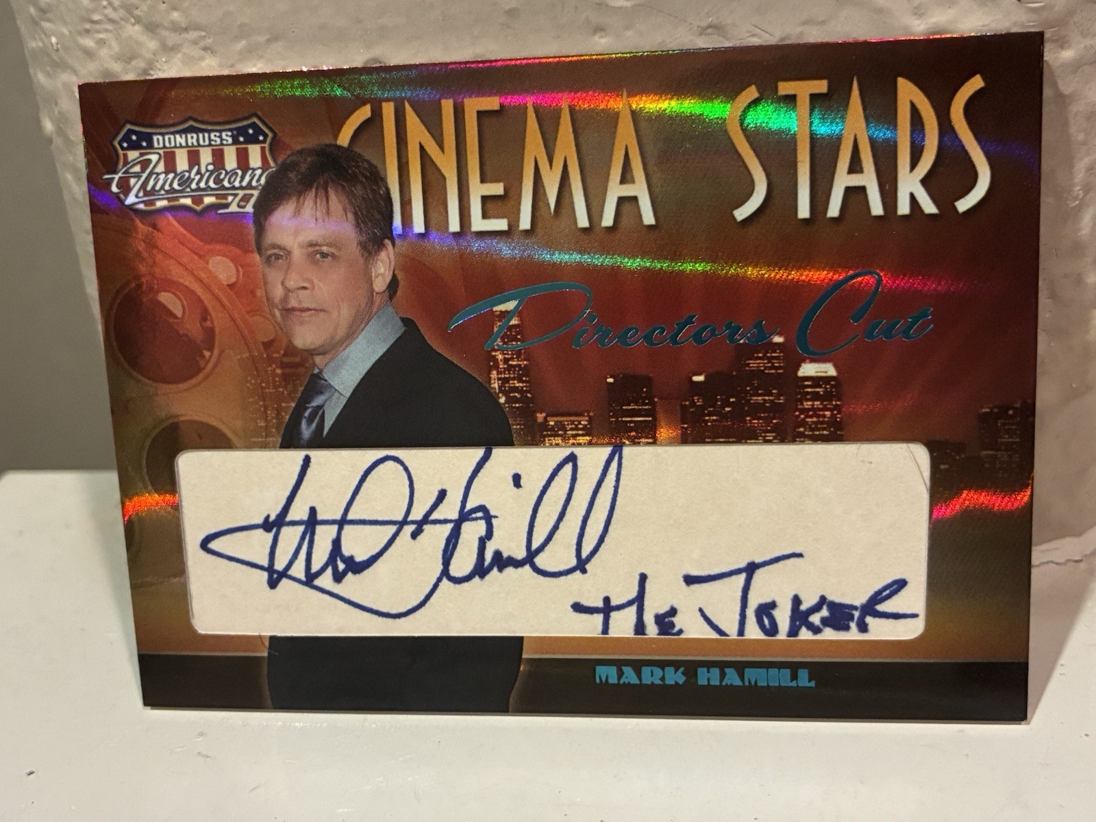 2008 Donruss Americana Cinema Stars Mark Hamill Luke Skywalker Auto Autograph