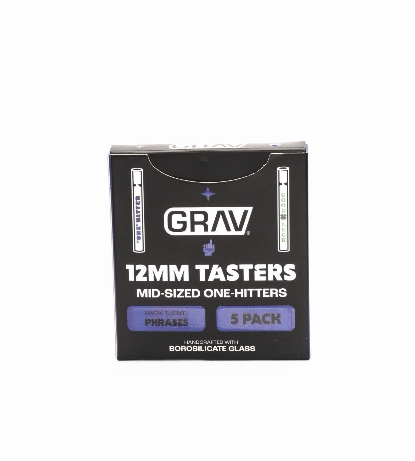 GRAV® NEW 12mm FUN TASTERS 5 Pack, 3 Designs To Choose From, FREE SHIPPING $30+