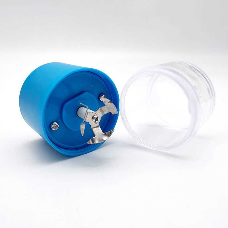 Electric Auto Grinder For Herb & Garlic Grinding Rchargeable in USB Blue Gift