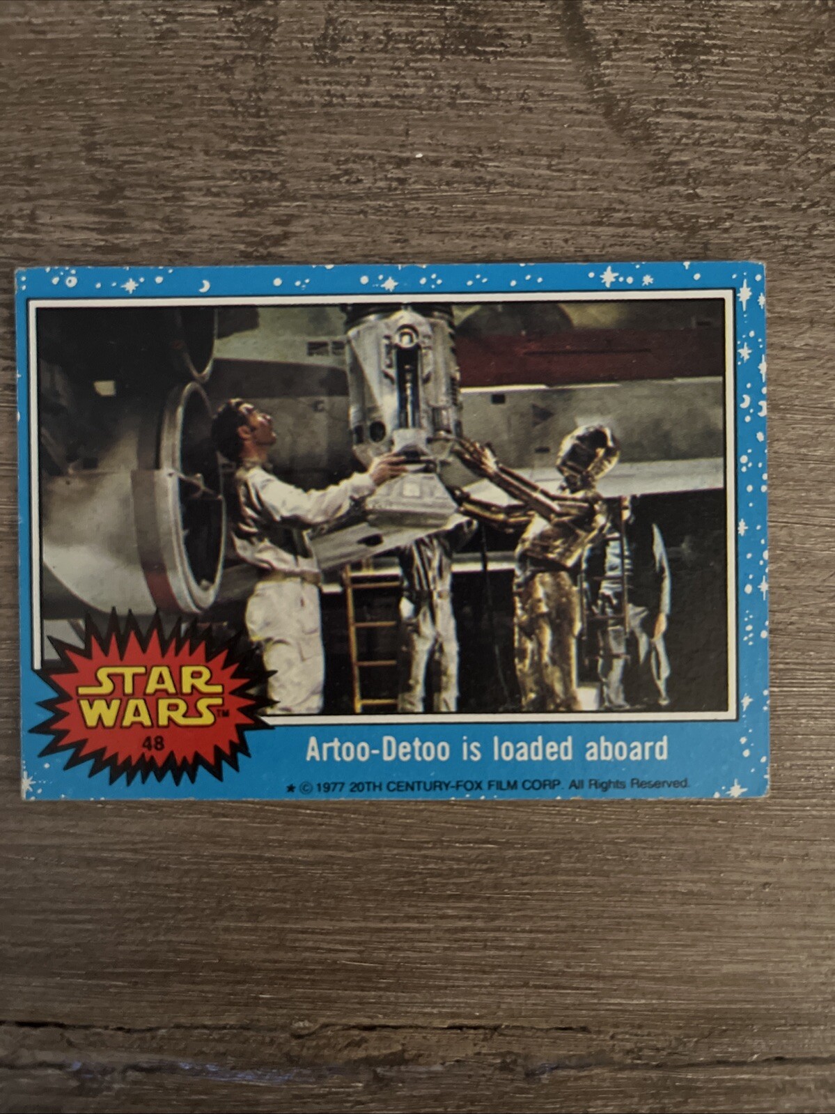 1977 TOPPS STAR WARS Trading Cards – BLUE Series 1 – U Pick Complete Your Set