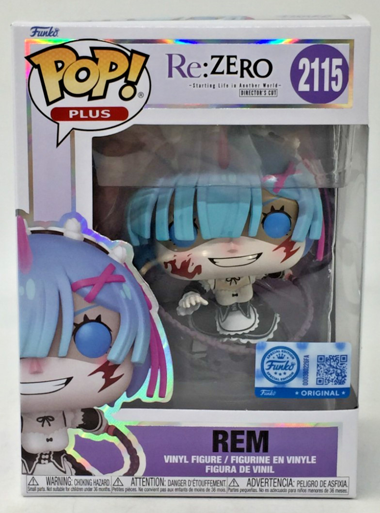 Funko Pop! PLUS Re Zero Rem #2115 Morningstar Funko SE With Pop Protector