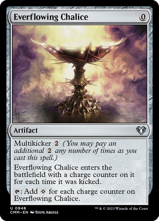 Everflowing Chalice, Commander Masters (CMM) [Artifact] [MTG] #0948