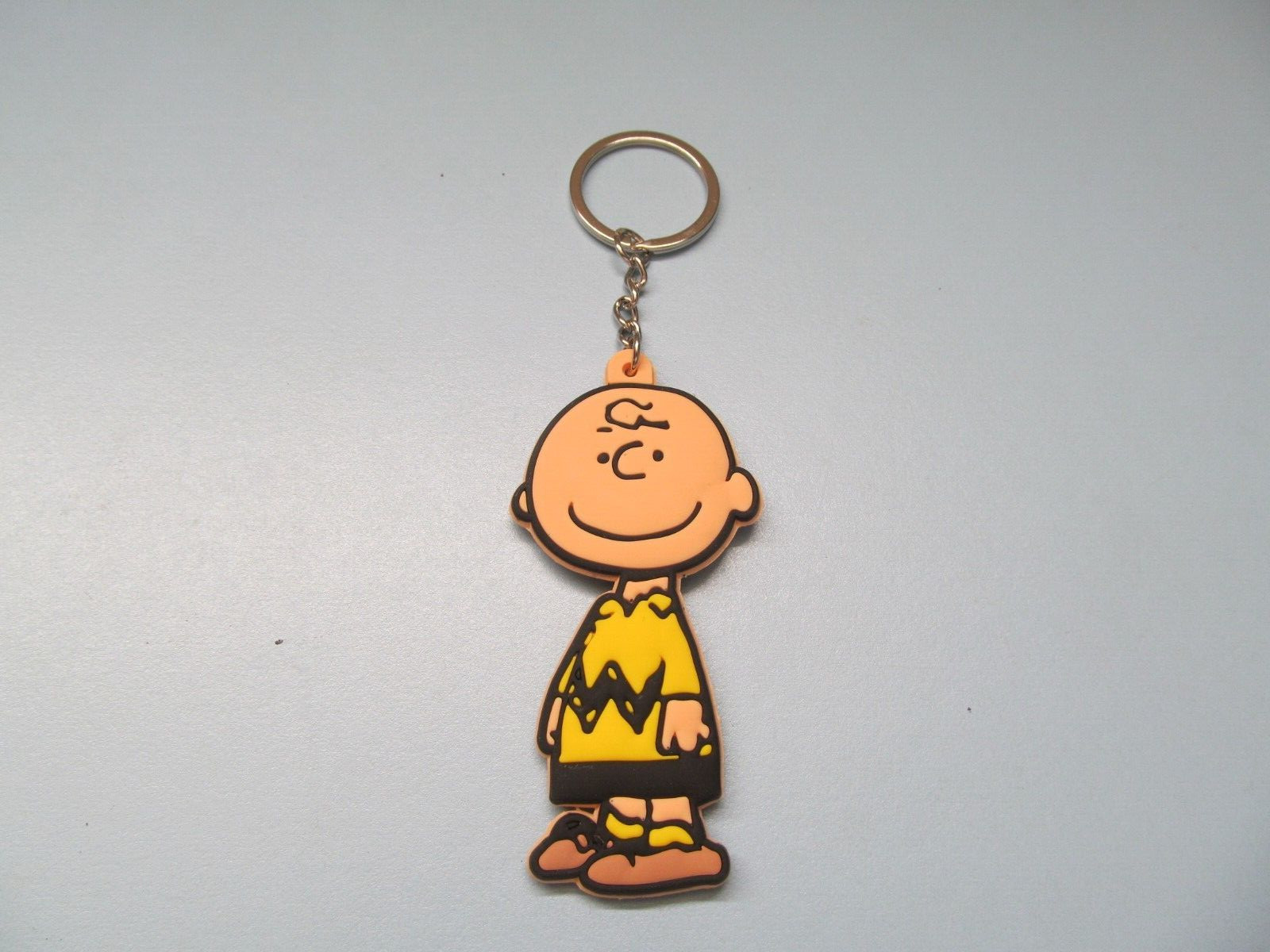 Peanuts Charlie Brown Rubber Double Sided Key Chain #SN2 (NEW)