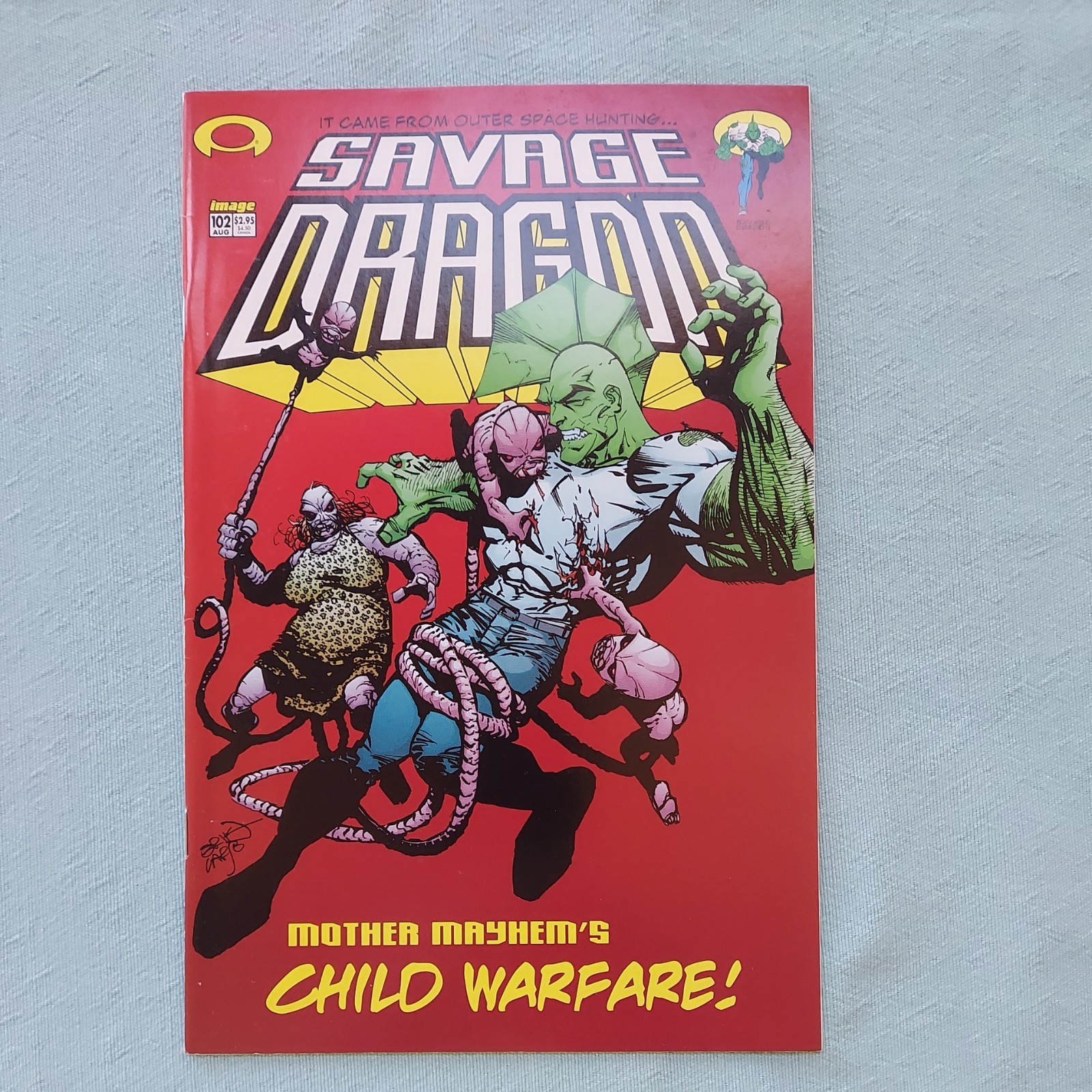 Savage Dragon #102 (2002) Invincible #1 Preview Key Erik Larsen Low Print, HTF