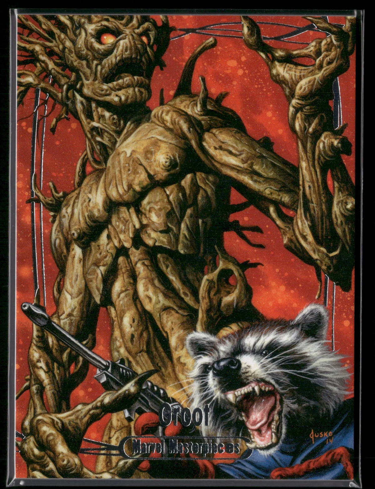 2015 Upper Deck Marvel Masterpieces Groot #38 Serial Numbered NM