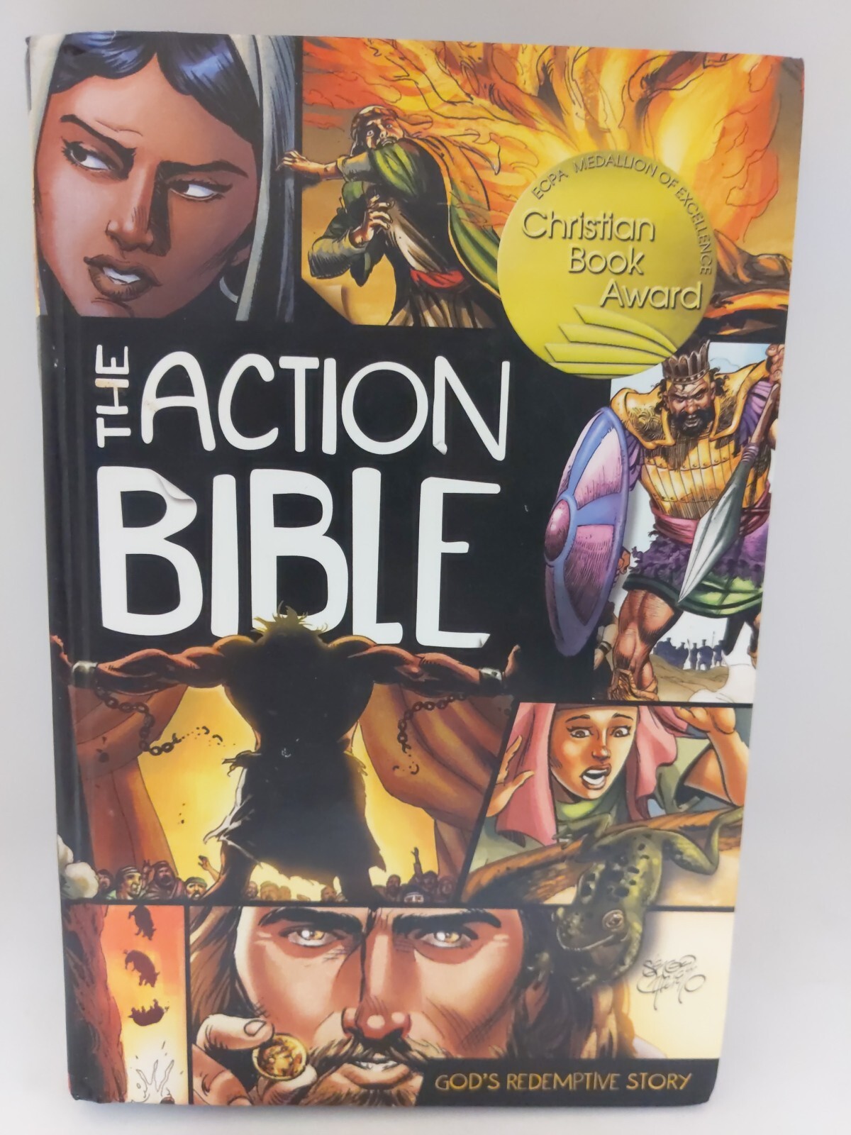 The Action Bible: God’s Redemptive Story (Picture Bible) by Doug Mauss Hardback