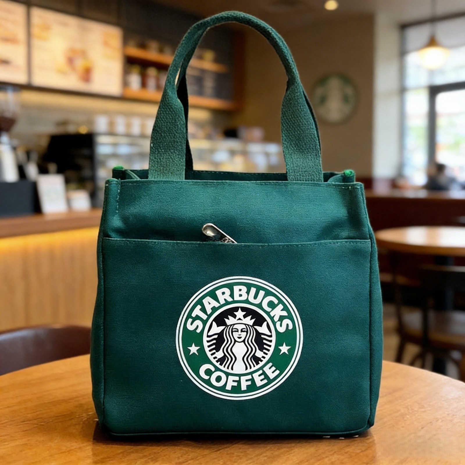 2026 Starbucks Canvas Tote Handy Lunch Bag Eco-friendly Tote Shopping Bags New