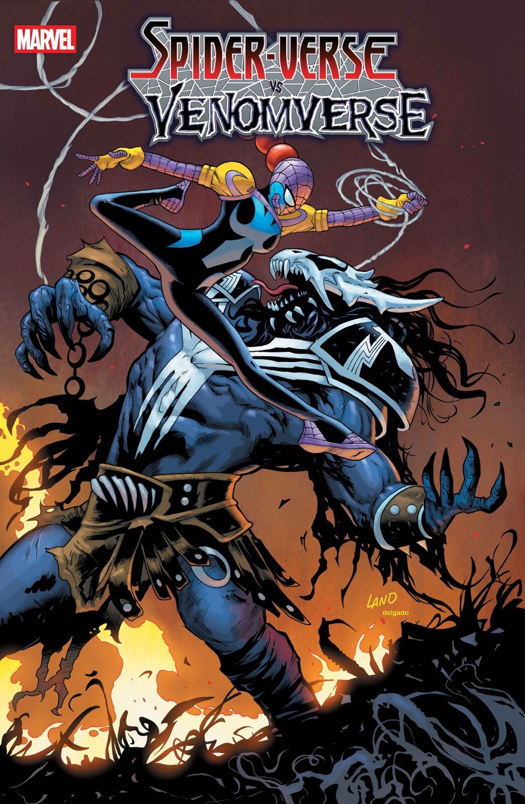 SPIDER-VERSE VS. VENOMVERSE #1 GREG LAND VARIANT (MARVEL 2025)