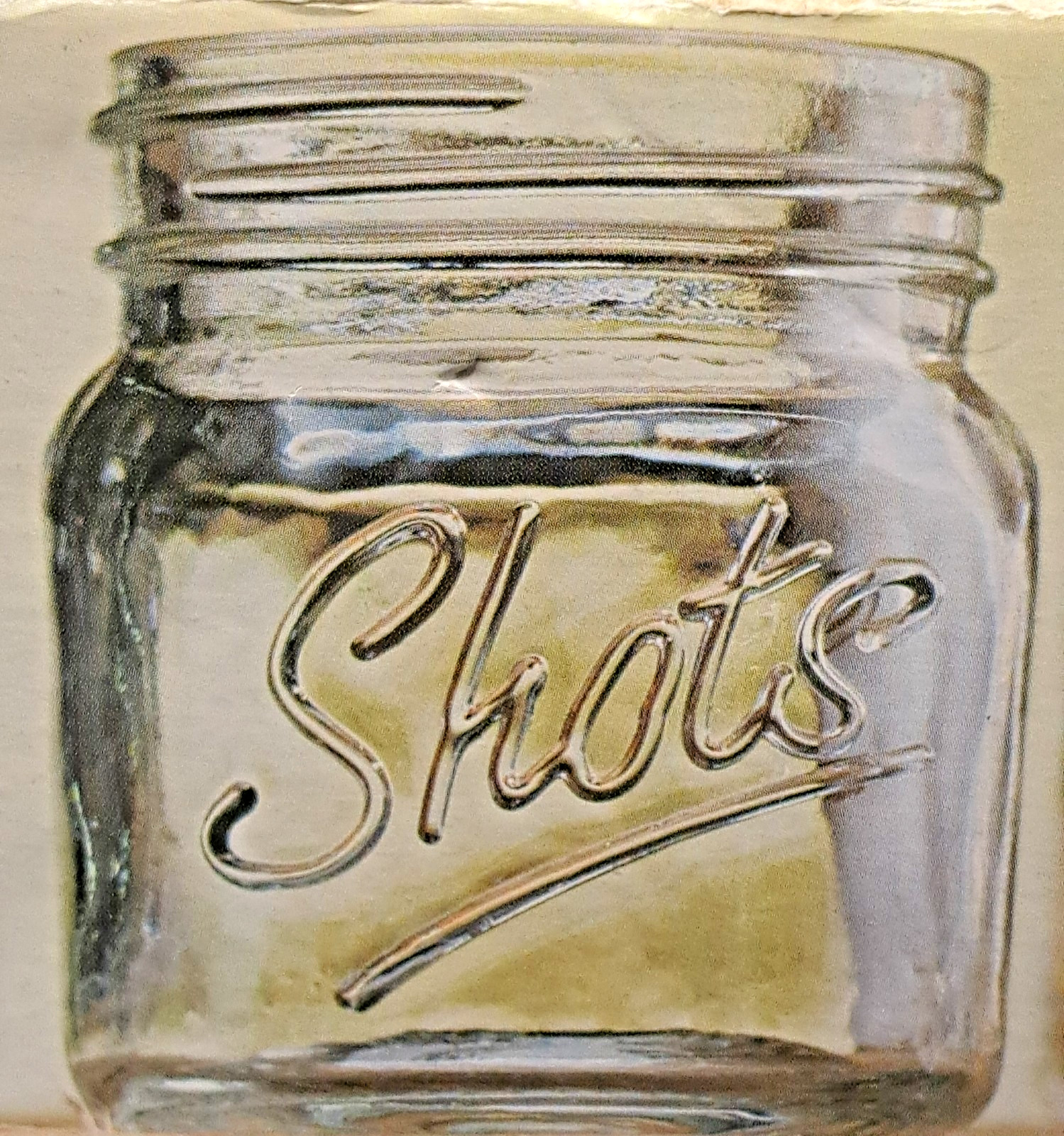 6 Mini Mason Jar Shot Glasses Set 2.4 oz Embossed Shots Rustic Farmhouse Barware