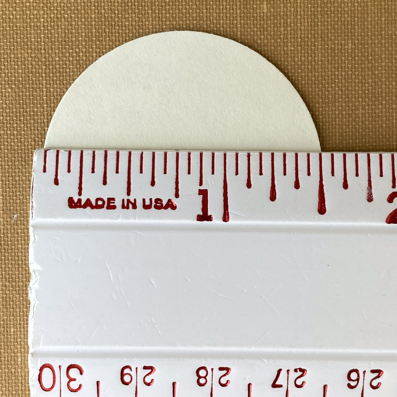 DIAL CARD INSERT Wait for Dial Tone 1.5” in Black or Ivory