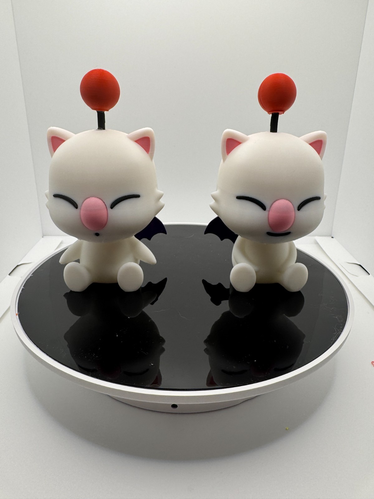 Final Fantasy Moogle Figure – Cute Moogle Desk Toy – 3D Printed Collectible