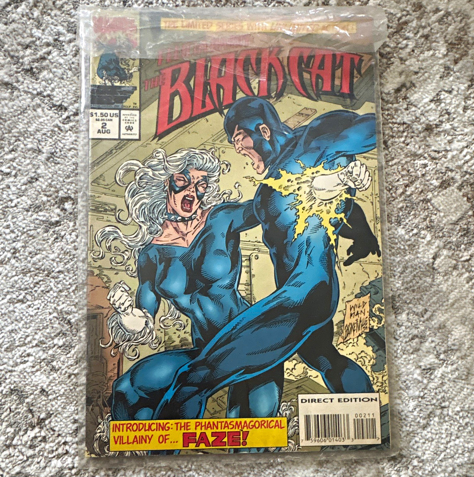 Marvel Comics Black Cat #2 (1985) Direct Edition Peter B. Gillis Rick Leonardi