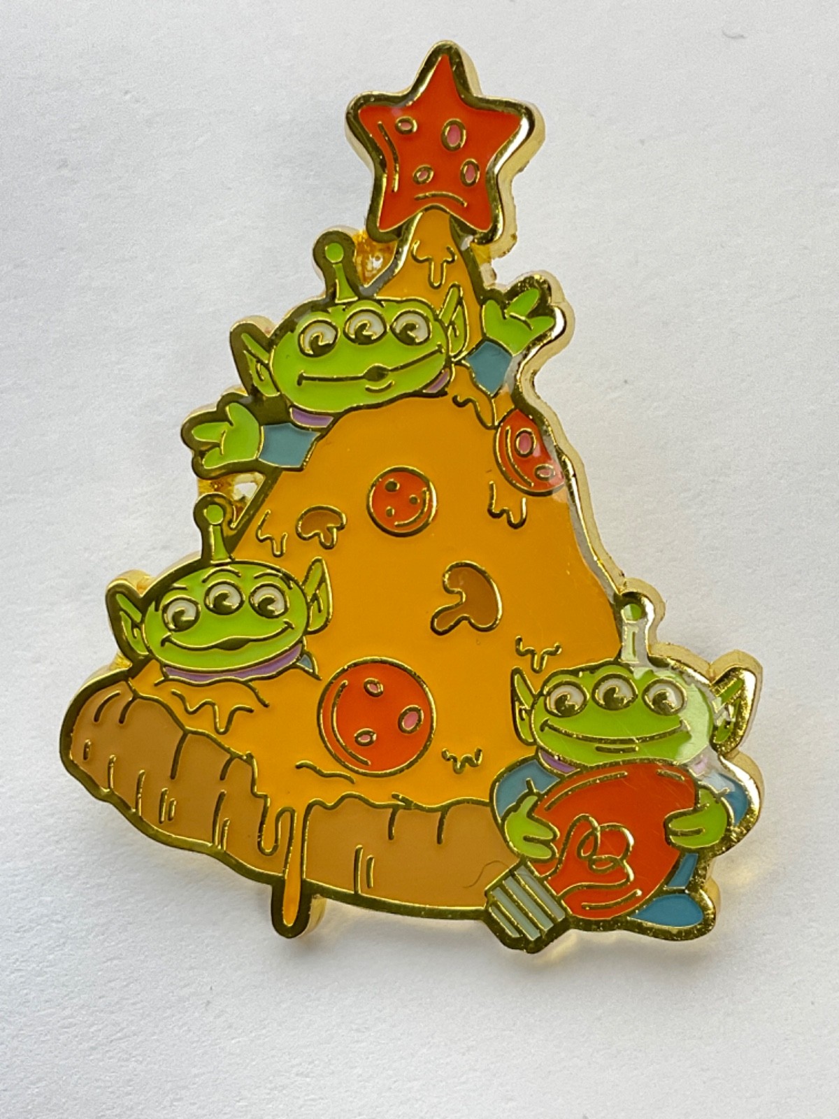 Loungefly LGM Aliens Pizza Tree Pixar Characters Christmas 2024 Disney Pin C9