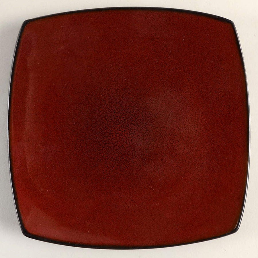 Better Homes and Gardens Tuscan Red Square Salad Plate 11571038