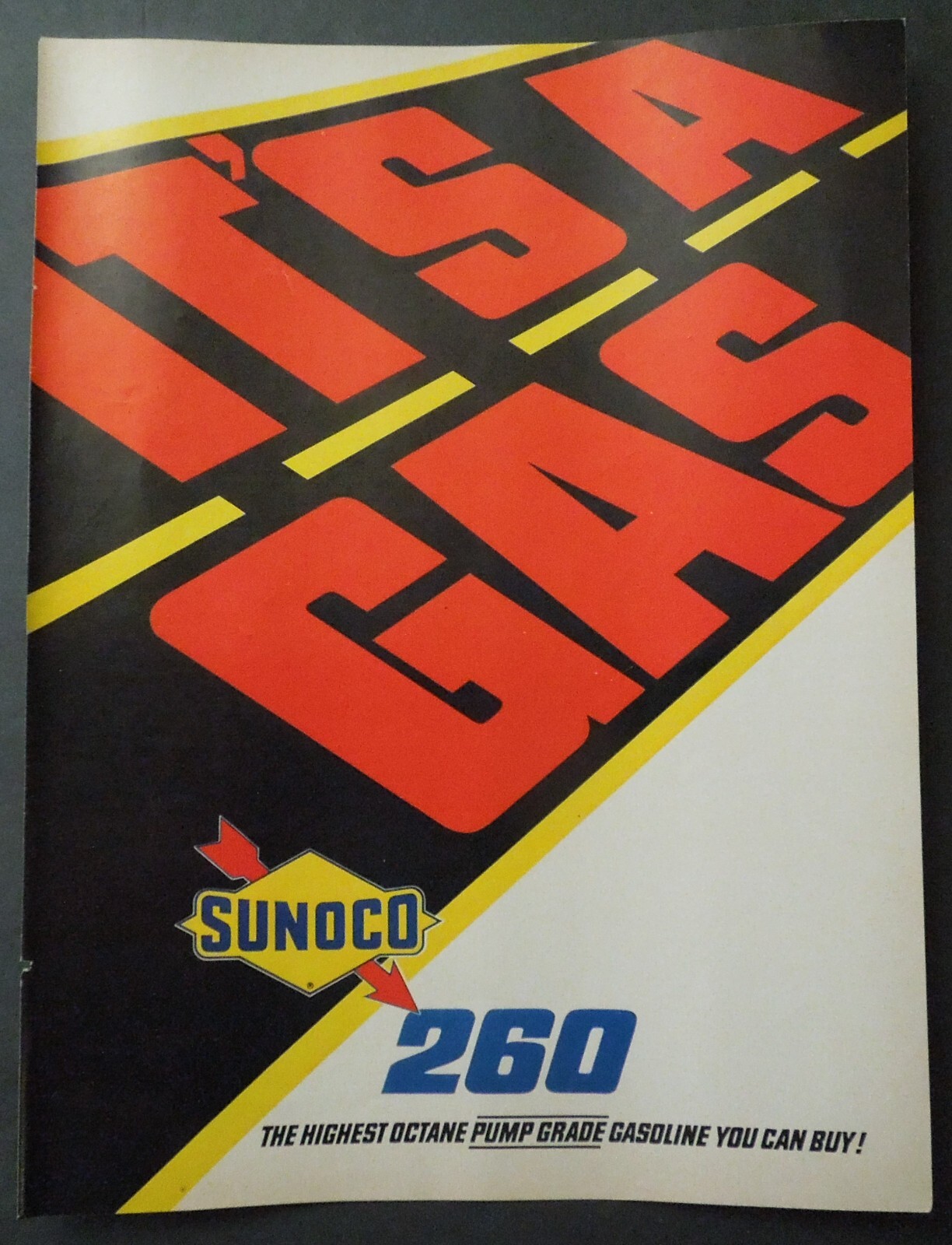 1968 SUNOCO 260 High Octane Gasoline Magazine Ad – It’s A Gas